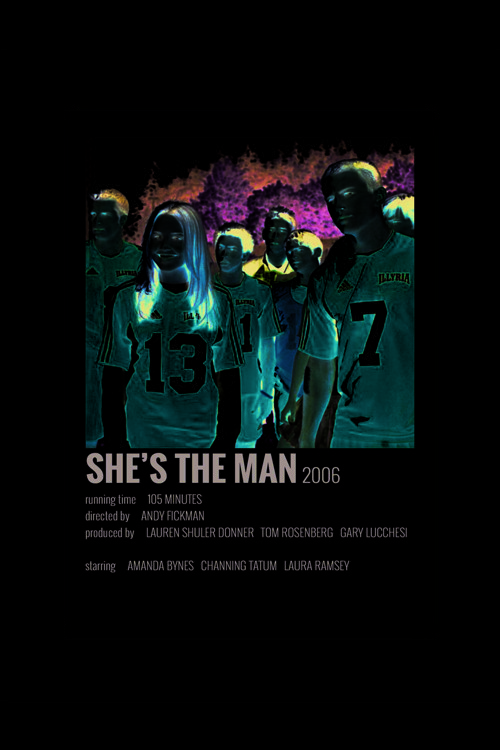 She'S The Man Film Info Card Bilgi Kartı Duvar Posteri