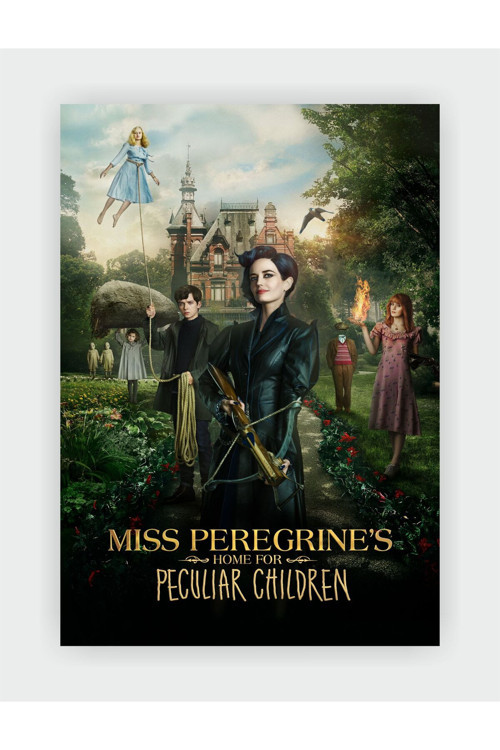 Miss Peregrine'S Home For Peculiar Children Film Duvar Posteri - Kalın Kağıt - Çerçevesiz