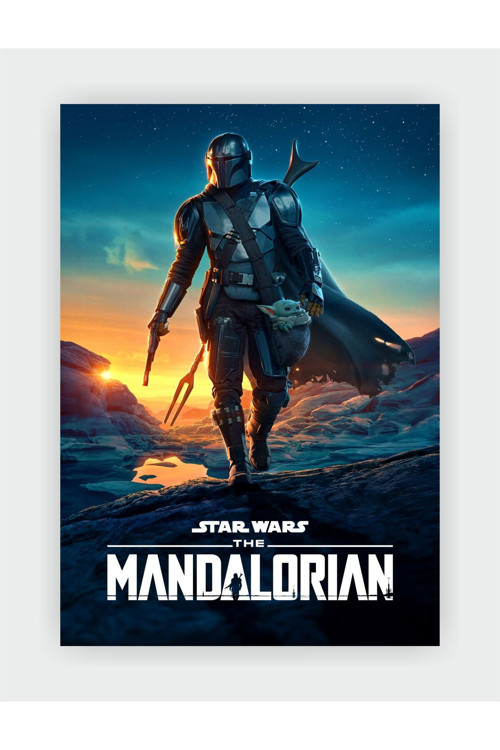 Star Wars The Mandalorian Dizi Duvar Posteri - Kalın Kağıt - Çerçevesiz