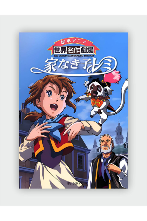 Remi, Nobody'S Girl Anime Hd Manga Duvar Posteri - Kalın Kağıt - Çerçevesiz