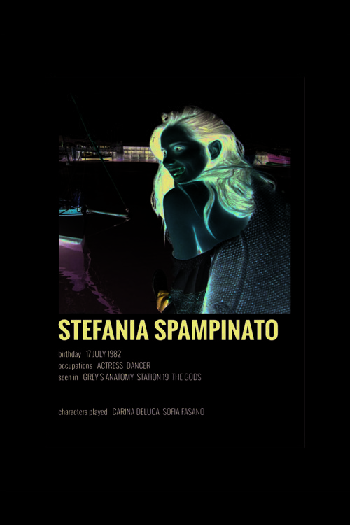 Stefania Spampinato Film Info Card Bilgi Kartı Duvar Posteri