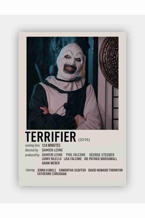 Terrifier Film Kağıt Poster - Çerçevesiz