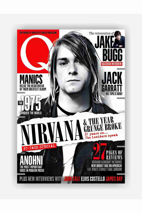 Nirvana - Kurt Cobain Kağıt Poster - Çerçevesiz
