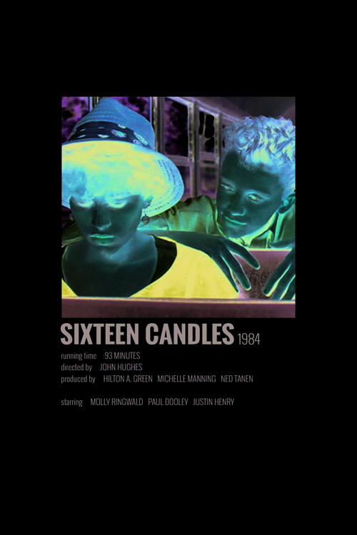 Sıxtesen Candle Film Info Card Bilgi Kartı Duvar Posteri