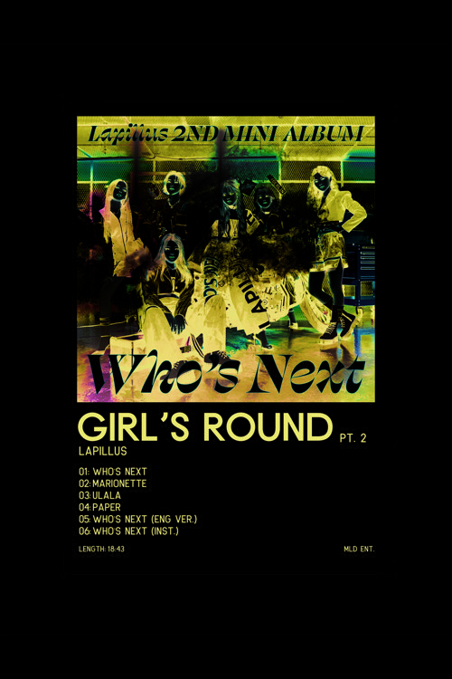 Lapıllus Girl´S Round K-Pop Duvar Posteri - Duvar Dekoru - Kalın Kağıt - Çerçevesiz