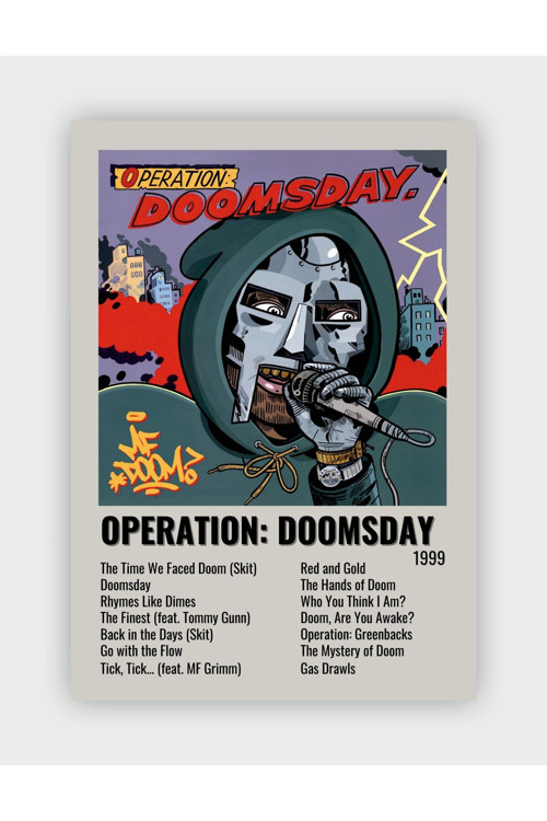 Operatin: Doomsday Duvar Posteri - Duvar Dekoru - Kalın Kağıt - Çerçevesiz