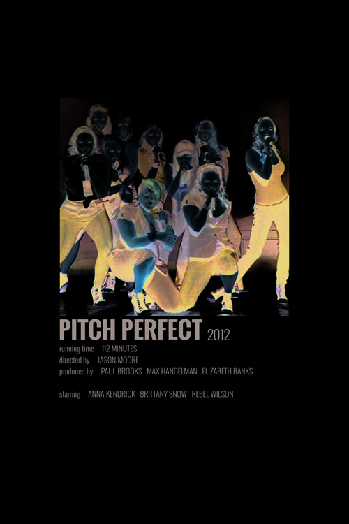 Pitch Perfect Film Info Card Bilgi Kartı Duvar Posteri