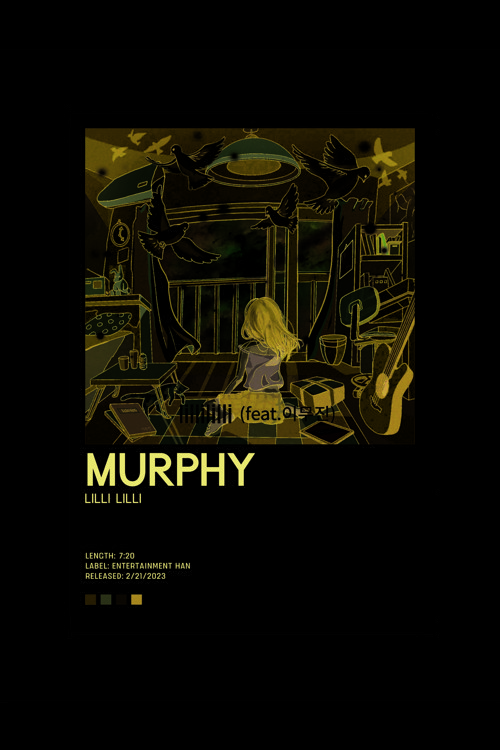 Lıllı Lıllı Murphy K-Pop Duvar Posteri - Duvar Dekoru - Kalın Kağıt - Çerçevesiz