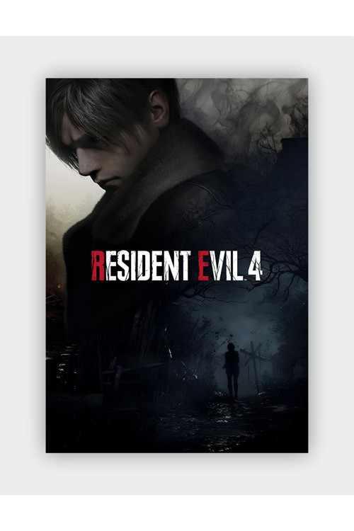 Resident Evil 4 Game Duvar Posteri - Kalın Kağıt - Çerçevesiz