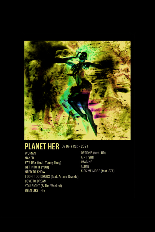 Planet Her Duvar Posteri - Duvar Dekoru - Kalın Kağıt - Çerçevesiz