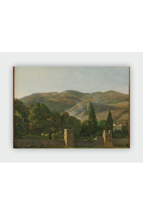 Simon Denis, Fortified Wall - Italy Vintage Art Duvar Posteri - Kalın Kağıt - Çerçevesiz