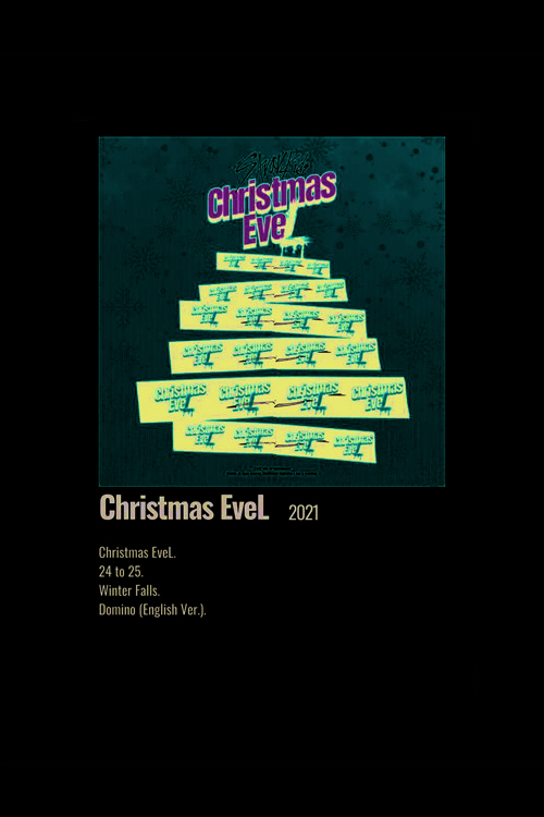 Stray Kıds Christmas Evel K-Pop Duvar Posteri - Duvar Dekoru - Kalın Kağıt - Çerçevesiz