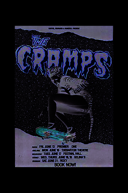 The Cramps Punk Rock Metal Duvar Posteri - Kalın Kağıt - Çerçevesiz