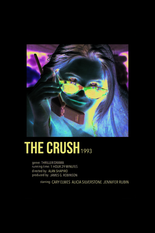 The Crush Film Info Card Bilgi Kartı Duvar Posteri