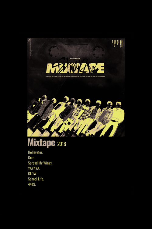 Stray Kıds Mixtape K-Pop Duvar Posteri - Duvar Dekoru - Kalın Kağıt - Çerçevesiz