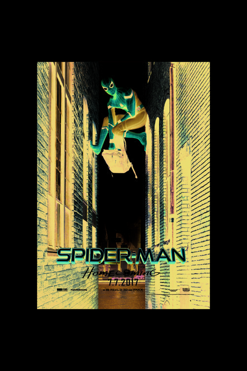 Spider Man Homecoming (2017) Film Duvar Posteri - Kalın Kağıt - Çerçevesiz