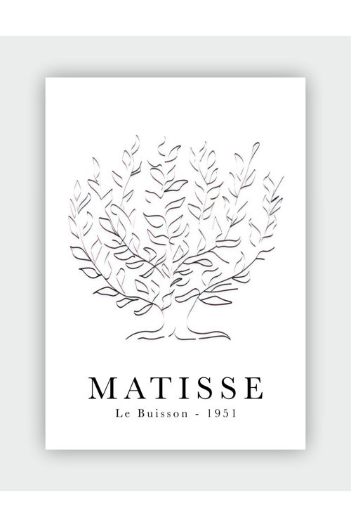 Le Buisson, 1905 Henri Matisse Duvar Posteri - Kalın Kağıt - Çerçevesiz