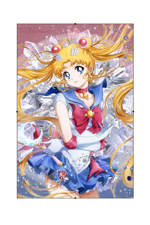 Sailor Moon Usagi Tsukino Anime Hd Yüksek Çözünürlük Duvar Posteri