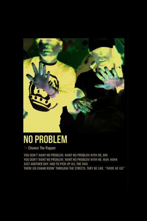 No Problem Duvar Posteri - Duvar Dekoru - Kalın Kağıt - Çerçevesiz