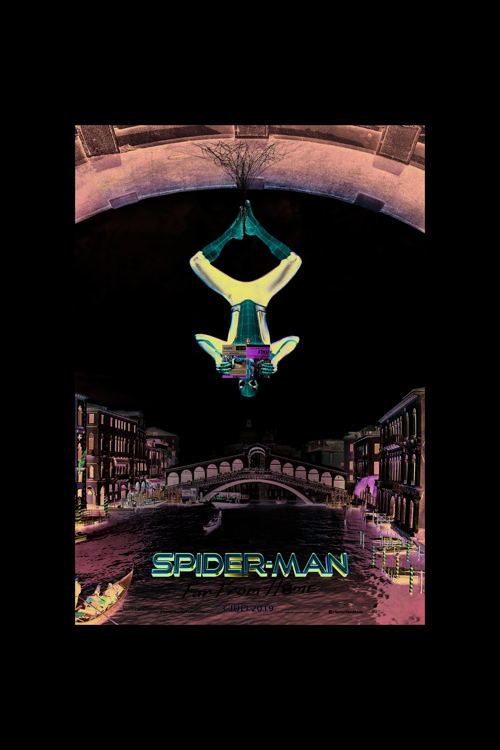 Spider Man: Far From Home (2019) Film Duvar Posteri - Kalın Kağıt - Çerçevesiz