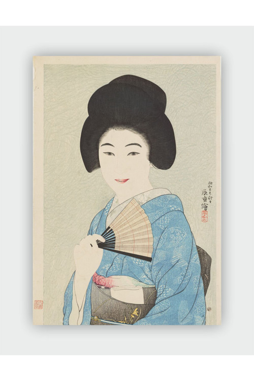 Watanabe Seitei Japanese Art Duvar Posteri - Kalın Kağıt - Çerçevesiz