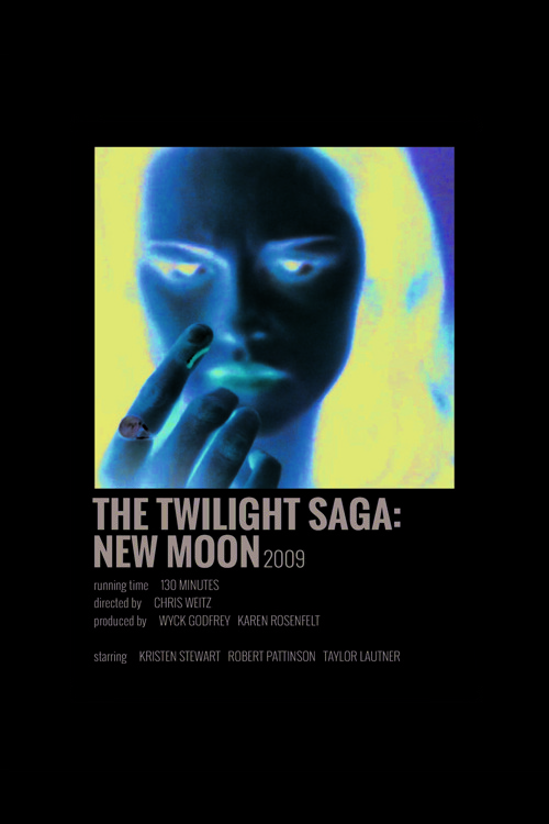 The Twilight Saga: New Moon Film Info Card Bilgi Kartı Duvar Posteri
