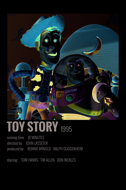 Toy Story Film Info Card Bilgi Kartı Duvar Posteri