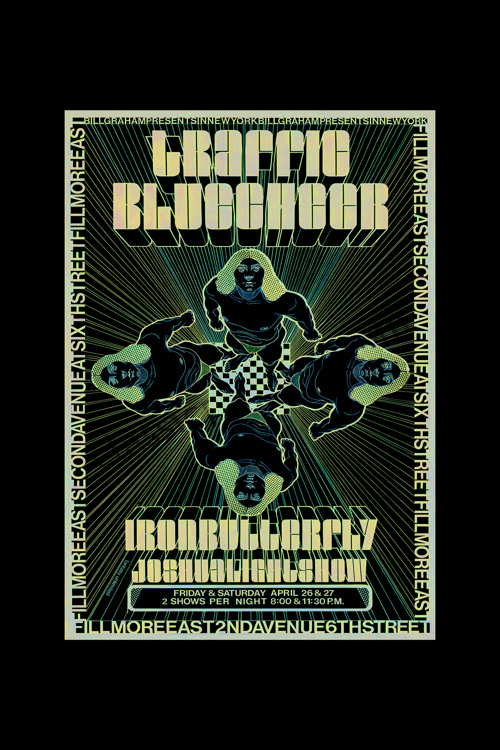Traffic Bluecheer Rock Müzik Duvar Posteri - Kalın Kağıt - Çerçevesiz