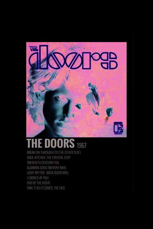 The Doors Duvar Posteri - Duvar Dekoru - Kalın Kağıt - Çerçevesiz