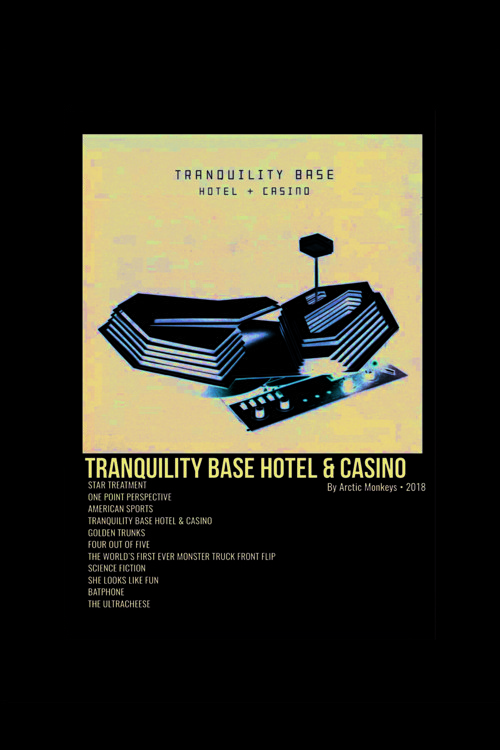 Tranquility Base Hotel & Casino Duvar Posteri - Duvar Dekoru - Kalın Kağıt - Çerçevesiz