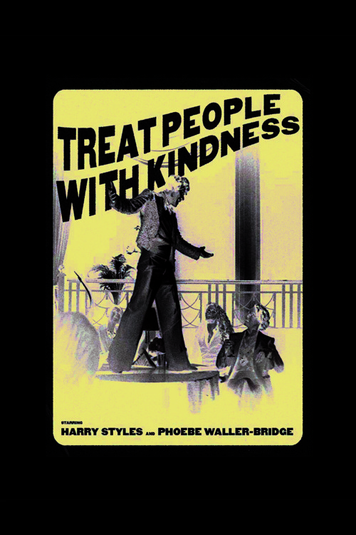Treat People With Kindness Punk Rock Metal Duvar Posteri - Kalın Kağıt - Çerçevesiz