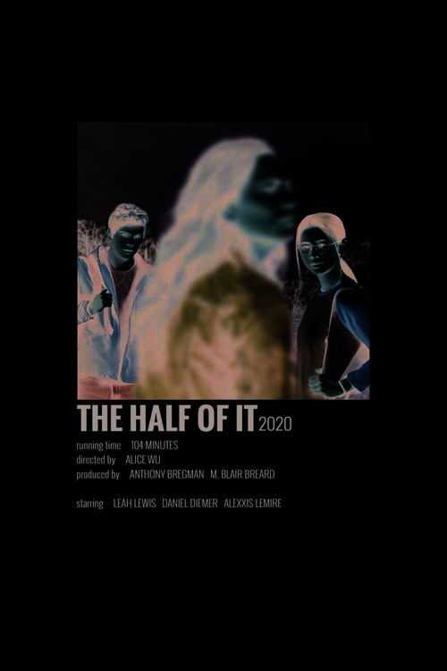 The Half Of It Film Info Card Bilgi Kartı Duvar Posteri