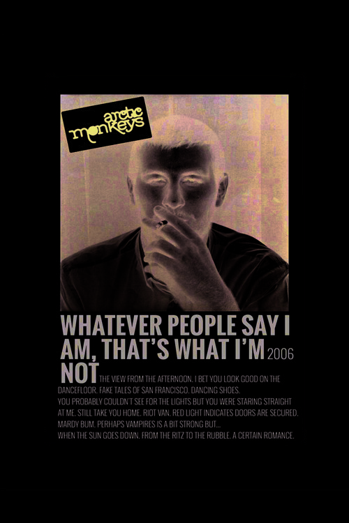 Whatever People Say I Am, That’S What I’M Not Duvar Posteri - Duvar Dekoru - Kalın Kağıt