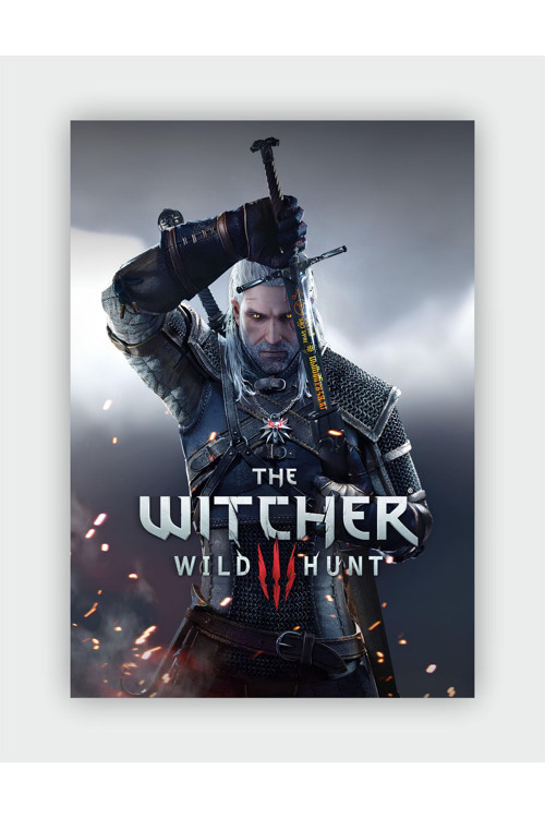 The Witcher Wild Hunt Game Duvar Posteri - Kalın Kağıt - Çerçevesiz