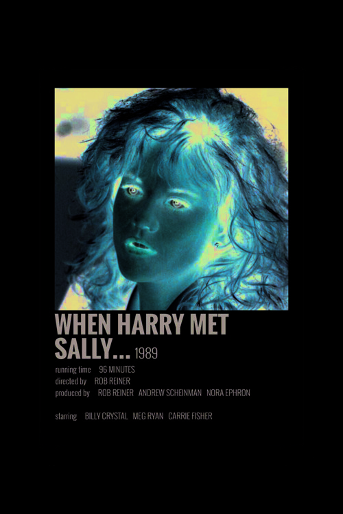 When Harry Met Sally... Film Info Card Bilgi Kartı Duvar Posteri