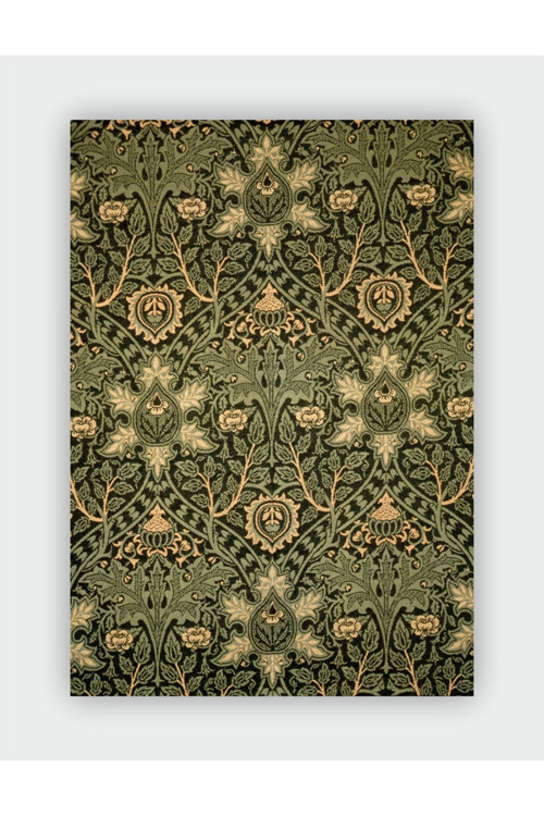 Tulip And Rose William Morris Duvar Posteri - Kalın Kağıt - Çerçevesiz