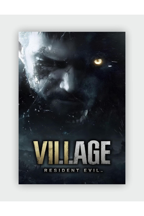 Village - Resident Evil Iı Game Duvar Posteri - Kalın Kağıt - Çerçevesiz