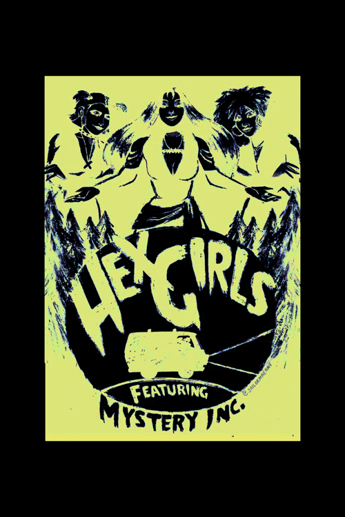 The Hex Girls Featuring Mystery Inc. Punk Rock Metal Duvar Posteri - Kalın Kağıt - Çerçevesiz