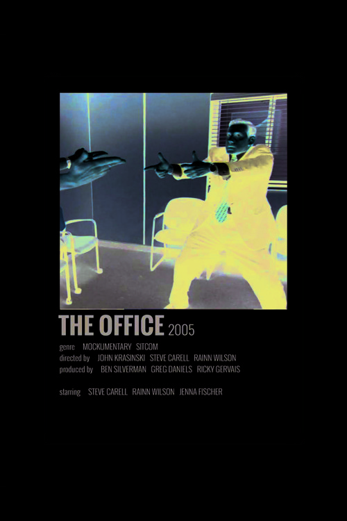 The Office Film Info Card Bilgi Kartı Duvar Posteri