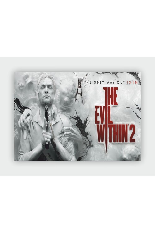 The Only Way Out Is In The Evil Within 2 Game Duvar Posteri - Kalın Kağıt - Çerçevesiz