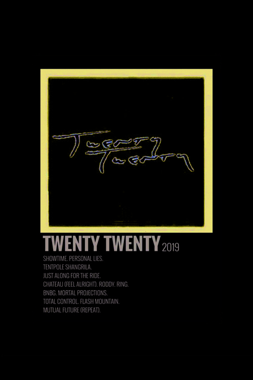 Twenty Twenty Duvar Posteri - Duvar Dekoru - Kalın Kağıt - Çerçevesiz