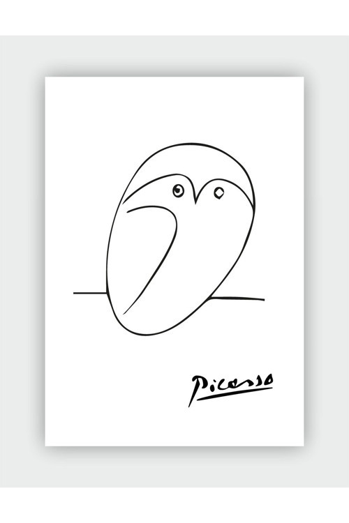 The Owl Les Trois Danseurs, 1929 Picasso Duvar Posteri - Kalın Kağıt - Çerçevesiz
