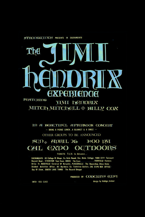 The Jimi Hendrix Experience Vintage Duvar Posteri - Duvar Dekoru - Kalın Kağıt - Çerçevesiz