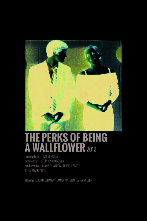 The Perks Of Being A Wallflower Film Info Card Bilgi Kartı Duvar Posteri