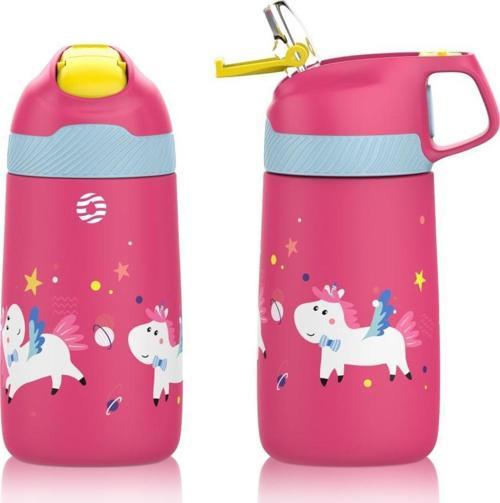 VGN2055 350 ml Pembe Çelik Termos