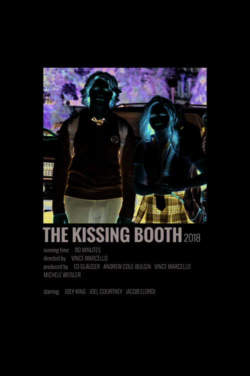 The Kissing Booth Film Info Card Bilgi Kartı Duvar Posteri