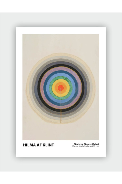 The Starting Point, Series Vııı, 1920 Hilma Af Klint Duvar Posteri - Kalın Kağıt - Çerçevesiz