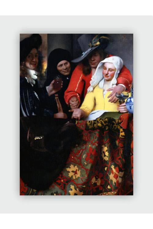 The Procuress Johannes Vermeer Duvar Posteri - Kalın Kağıt - Çerçevesiz