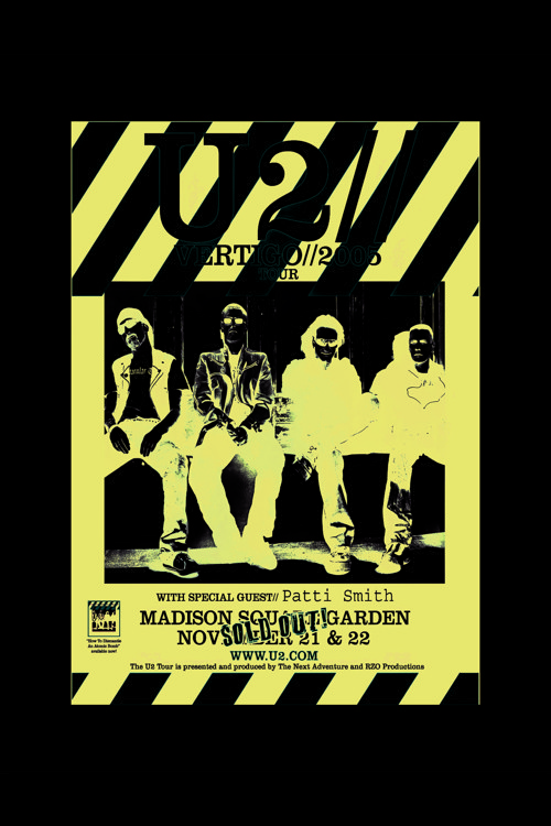 U2// Vertigo 2005 Vintage Duvar Posteri - Duvar Dekoru - Kalın Kağıt - Çerçevesiz