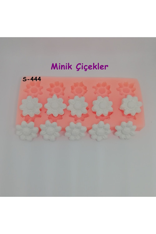 10 Lu Çiçek Silikon Kalıp